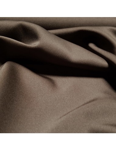 Tissu, Microfibre Royal Micro Satin, Marron, Laize 150 cm, 100% Polyester