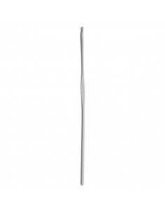 Crochet pour laine sans manche, 14cm, 3mm, gris 2