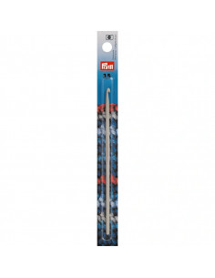 Crochet pour laine sans manche, 14cm, 4,5mm, gris