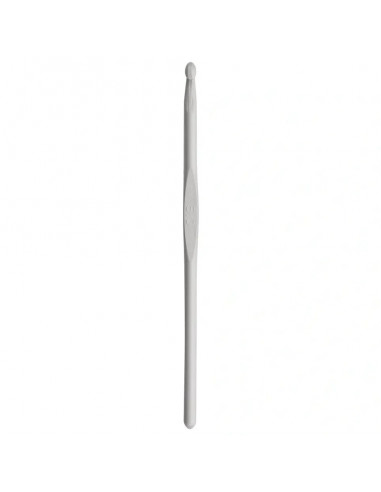 Crochet pour laine sans manche, 14cm, 5mm, gris