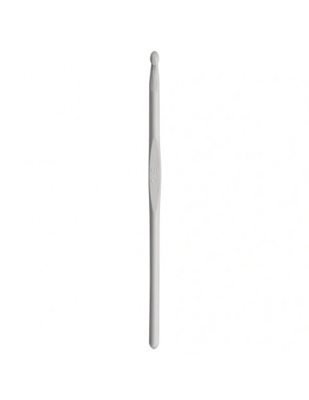 Crochet pour laine sans manche, 14cm, 5mm, gris