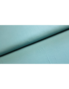 Jersey de coton uni, bio, vert d'eau