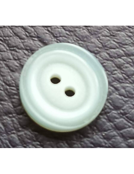 Bouton 2 trous, Ø 14 mm, vert