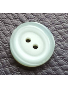 Bouton 2 trous, Ø 14 mm, vert