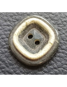 Bouton 2 trous, Ø 21mm, vert