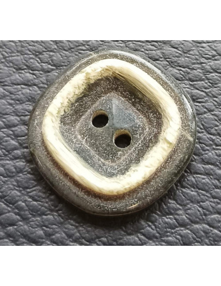 Bouton 2 trous, Ø 21mm, vert