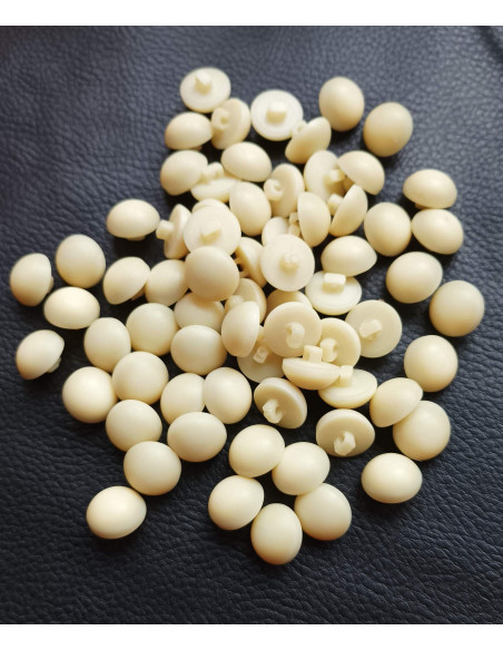 Bouton à queue, Ø 16 mm, beige
