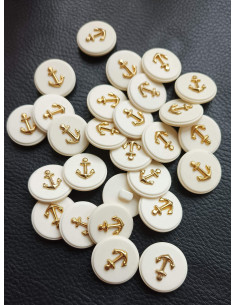 Bouton à queue, Ø 23mm, beige 2