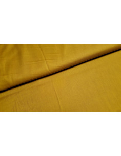 Voile de coton, jaune moutarde