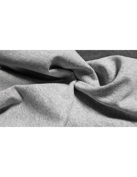 Bord cote tubulaire, gris chiné