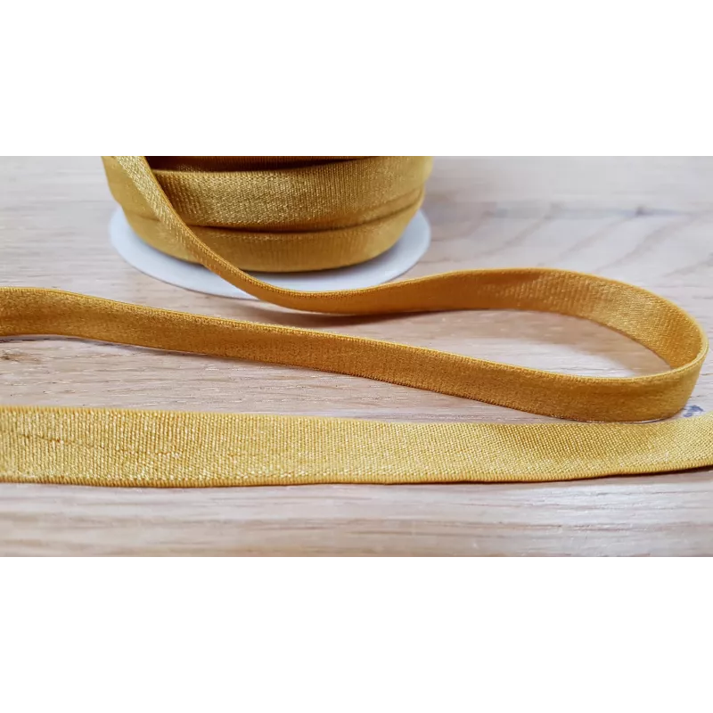 Elastique lingerie, 10mm, jaune moutarde