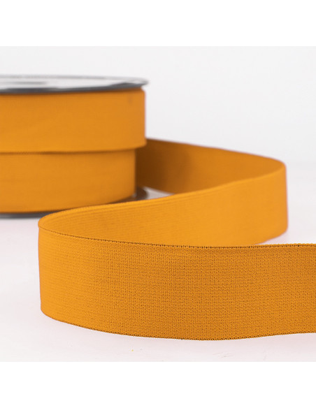 Élastique boxer, 32mm, jaune moutarde