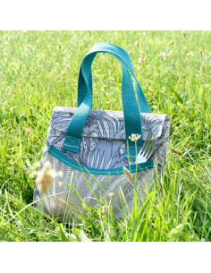 Sangle lurex, 30mm, noir lurex doré 2