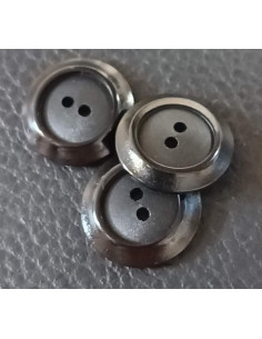 Bouton 2 trous, Ø 27 mm, noir 2