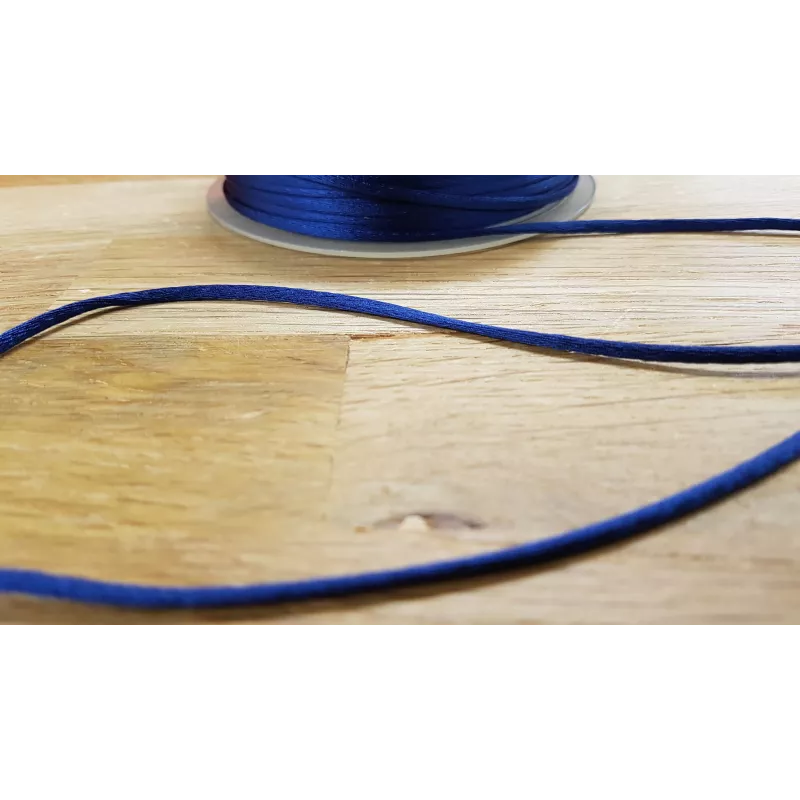 Queue de rat, 2,5mm, bleu marine