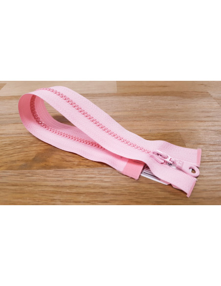 Fermeture Eclair Z54, Moulée, rose, 50cm