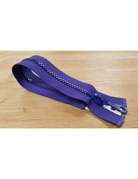 Fermeture Eclair Z54, Moulée, violet, 55cm