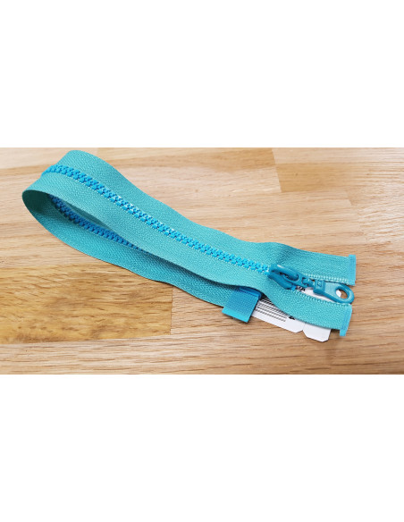 Fermeture Eclair Z54, Moulée, turquoise, 80cm