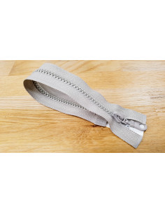 Fermeture Eclair Z54, Moulée, gris clair, 65cm
