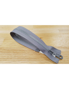 Fermeture Eclair Z54, Moulée, gris foncé, 75cm