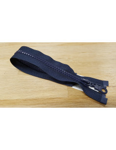 Fermeture Eclair Z54, Moulée, bleu marine, 80cm