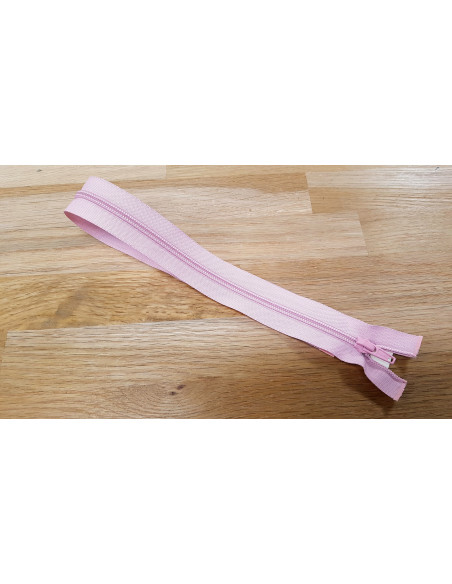 Fermeture Eclair Z52, Nylon, rose layette, 75cm