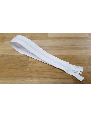 Fermeture à glissière Prym Z52, 60 cm, Blanc | Zephyr Tissus