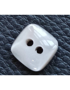 Bouton 2 trous, Ø 12 mm, gris