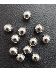 Bouton à queue, Ø 12 mm, argent 2