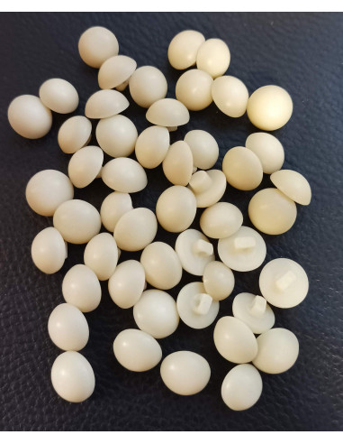 Bouton à queue, Ø 13 mm, beige