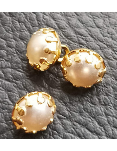 Bouton  à queue, Ø 8 mm, argent