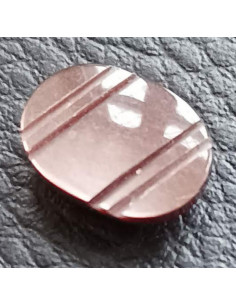 Bouton à queue, Ø 14 mm, marron