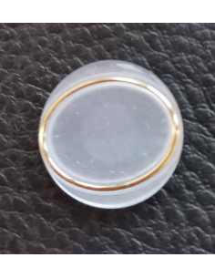 Bouton à queue, Ø 17 mm, gris