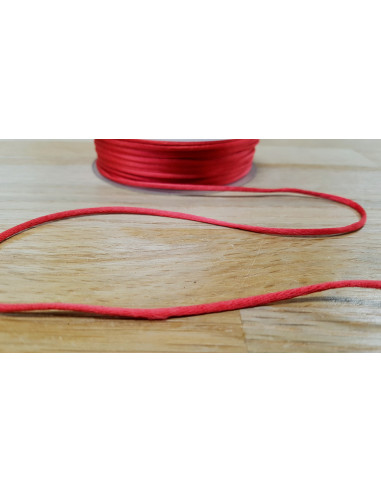 Queue de rat, 2,5mm, rouge