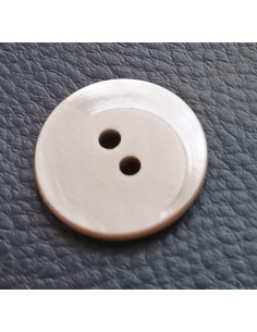 Bouton 2 trous, Ø 23 mm, marron