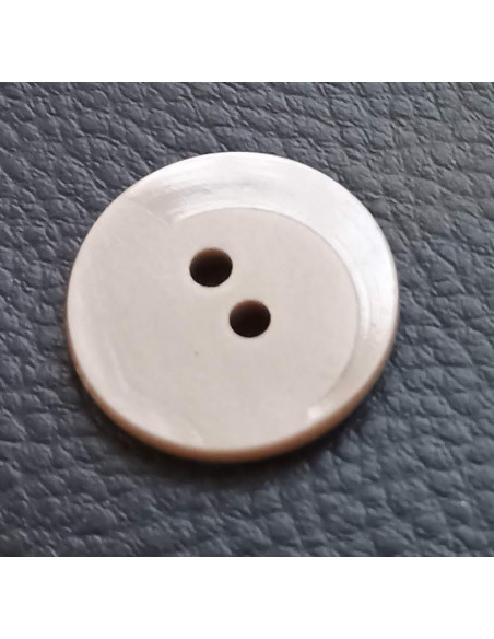 Bouton 2 trous, Ø 23 mm, marron