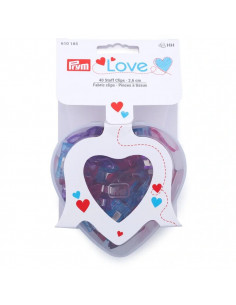 Pinces à tissus, 2,6cm, boîte, 40 pièces