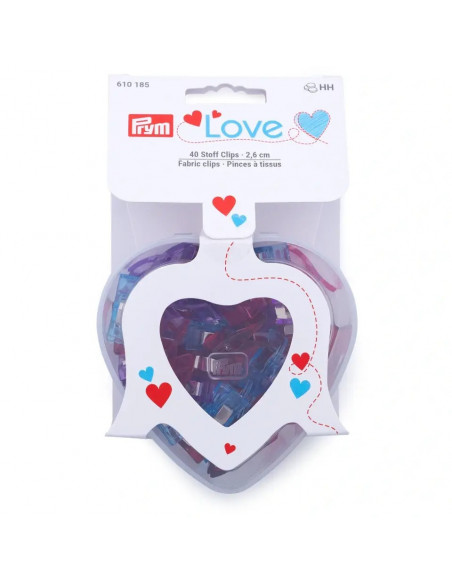 Pinces à tissus, 2,6cm, boîte, 40 pièces