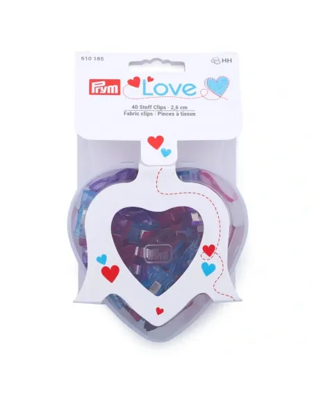 Pinces à tissus Prym Love, 40 pièces | Zephyr Tissus