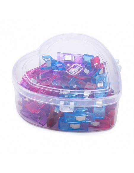 Pinces à tissus, 2,6cm, boîte, 40 pièces