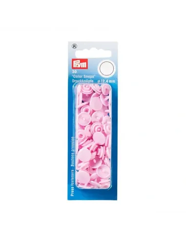 Boutons pression Color Snaps Prym, rose pâle | Zephyr Tissus