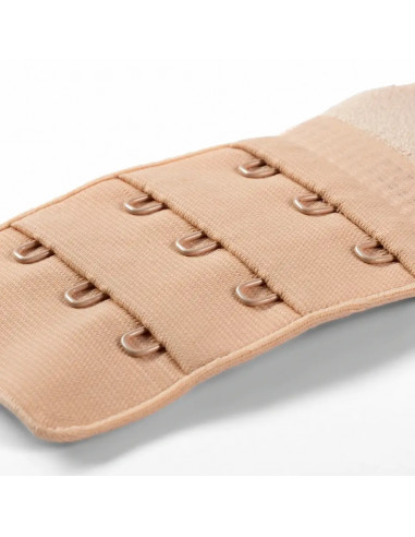 Rallonge attache de soutien-gorge, crochet 3x3, 50mm, chair