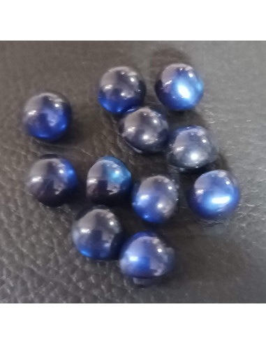 Bouton à queue, Ø 11mm, bleu