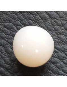 Bouton à queue, Ø 13 mm, blanc