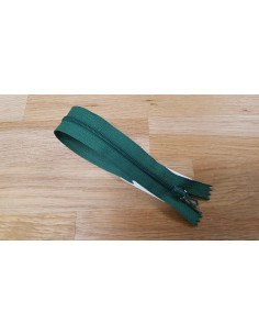 Fermeture Eclair Z51, Nylon, vert émeraude, 45 cm
