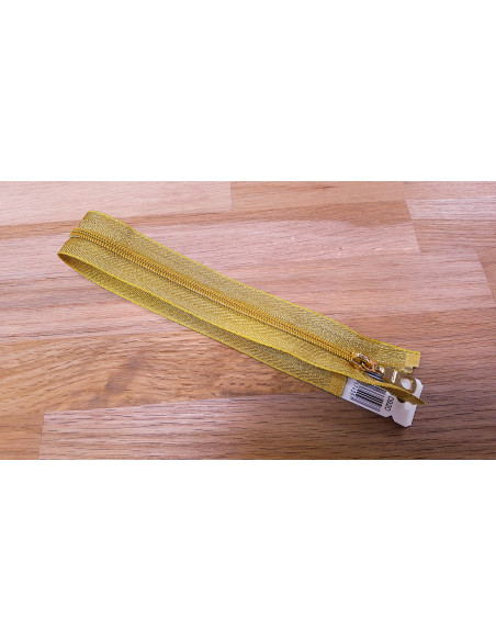 Fermeture Eclair Z94, Lurex, Or, 45cm