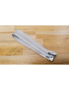 Fermeture à glissière Z94 Lurex Argent 55 cm | Zephyr Tissus