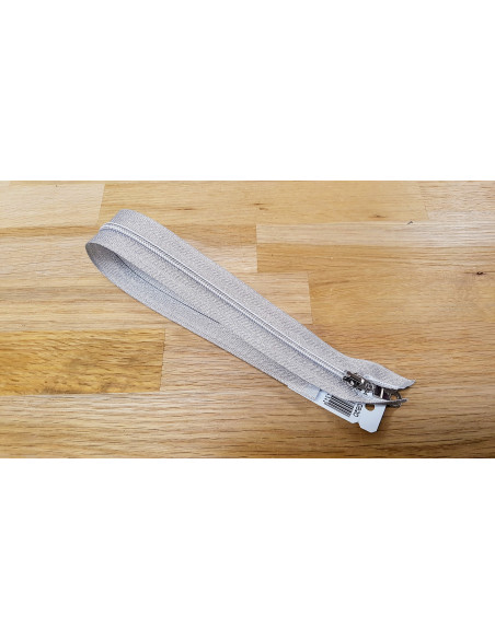 Fermeture Eclair Z94, Lurex, Argent, 60cm