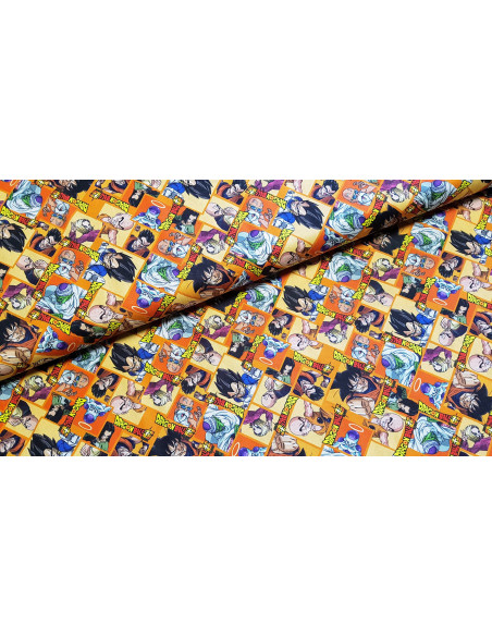 Popeline de coton DragonBall