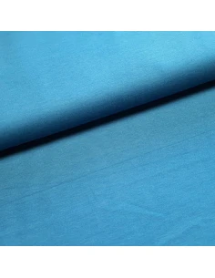 Tissu, Jersey Milano Uni (Ponte de Roma), Bleu Pétrole, Laize 150 cm, Viscose Stretch Oeko-Tex 2
